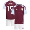 Officiële Voetbalshirt + Korte Broek Aston Villa Diaby 19 Thuis 2024-25 - Kids